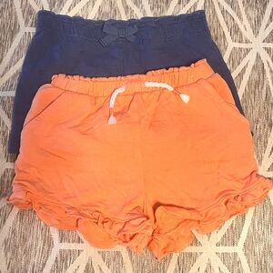 Blue Carter's Shorts and Orange Geranimals Shorts 24M